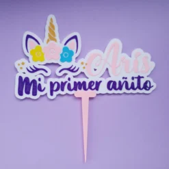 cake topper personalizado unicornio