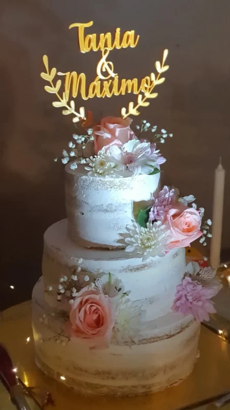 Cake topper personalizado boda