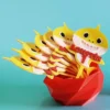 Cup Cake Topper Nombre y edad Baby Shark